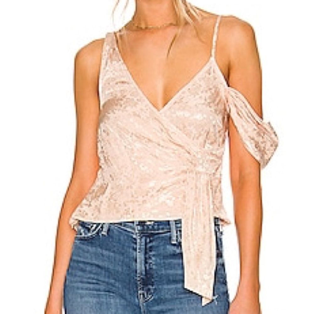 NWT Revolve Lovers and Friends Madalena Top in Champagne Brocade